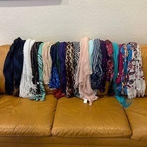 20 Scarves/ head wraps/ beach wraps mix!